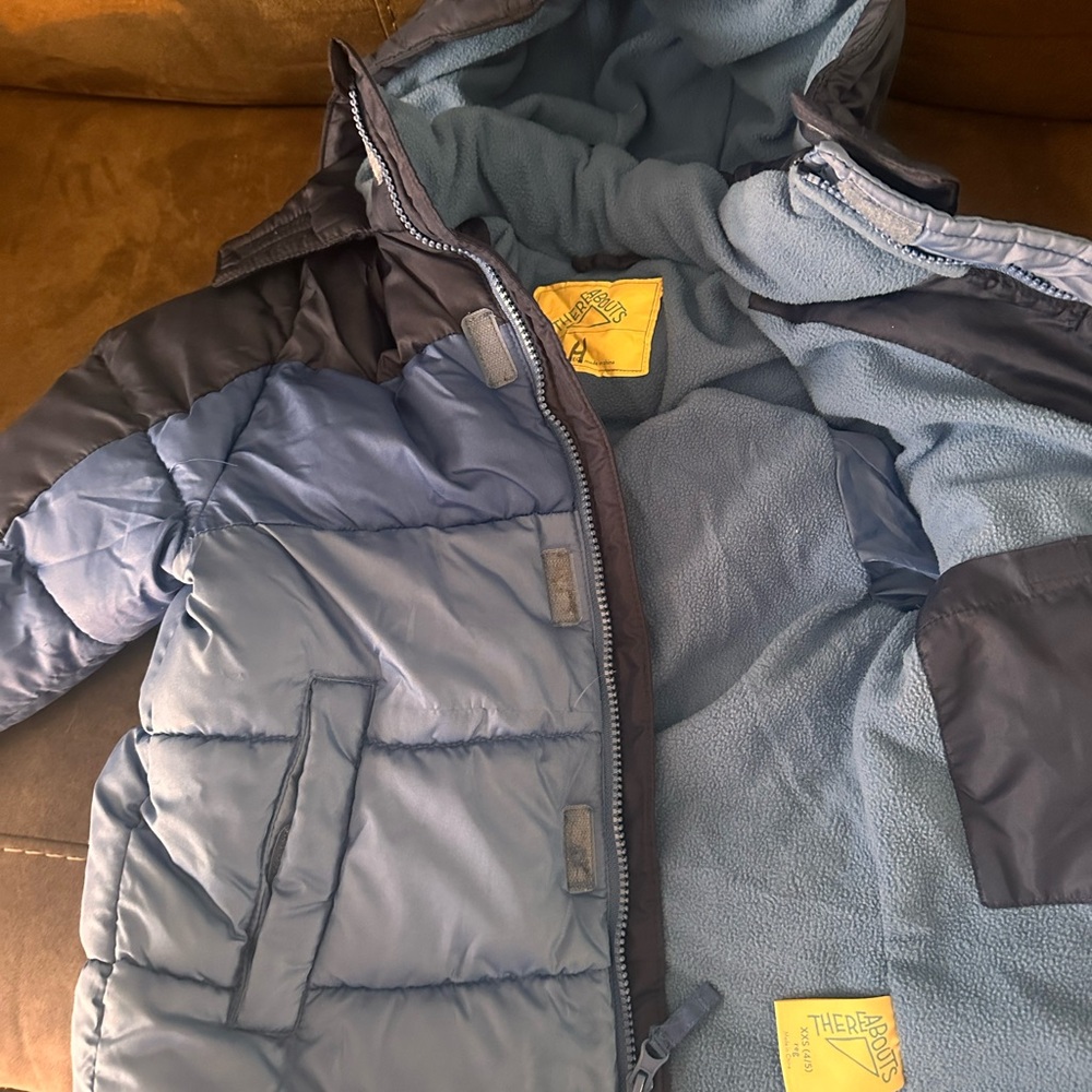 Boys Thereabouts Size XXS 4/5 Puffer Coat